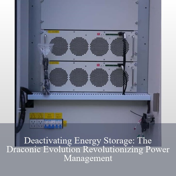 Deactivating Energy Storage: The Draconic Evolution Revolutionizing Power Management